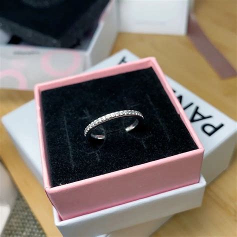 SALE! PANDORA SPARKLING BAND RING, Women's Fashion, Jewelry ...