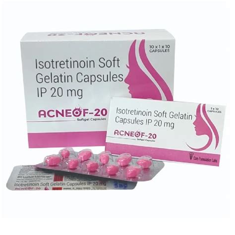 Acneof Isotretinoin Soft Gelatin Capsules Ip For Hospital Packaging