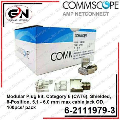 Promo COMMSCOPE Konektor CAT6 CONNECTOR CAT 6 RJ45 ORIGINAL Diskon