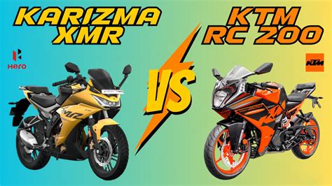 Hero Karizma Xmr Vs Ktm Rc Youtube