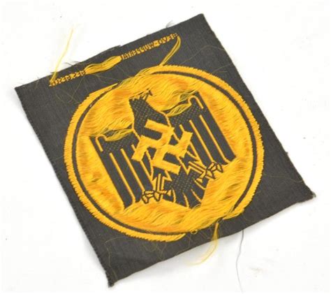 Worldwarcollectibles German Nsrl Drl Fabric Sports Badge In Bronze