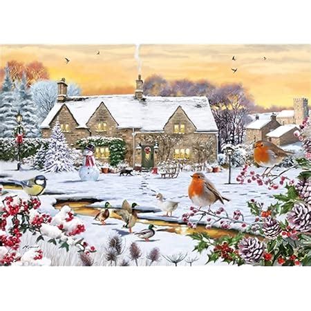 Jumbo Falcon De Luxe Winter Garden Jigsaw Puzzle 1000 Piece Amazon