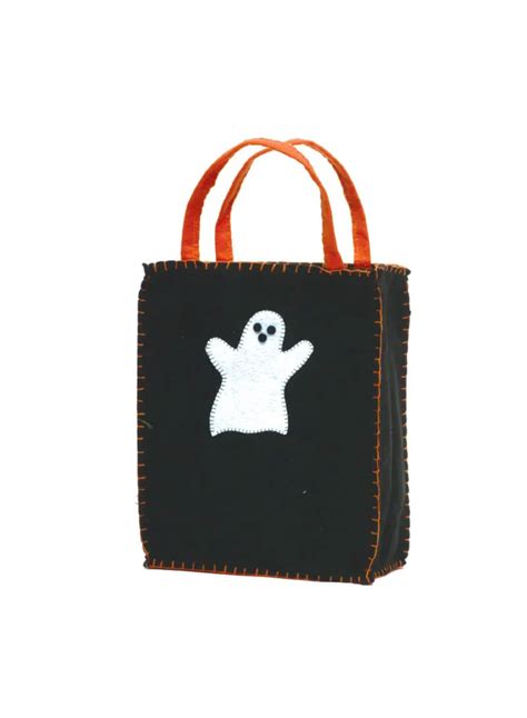 Halloween Classic Ghost Trick or Treat Bag - ivory & birch