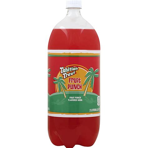 Tahitian Treat Soda Fruit Punch Flavored 2 L Fruit Flavors Superlo