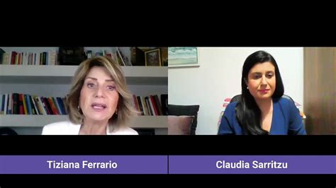 Videointervista Di Claudia Sarritzu Con Tiziana Ferrario Video