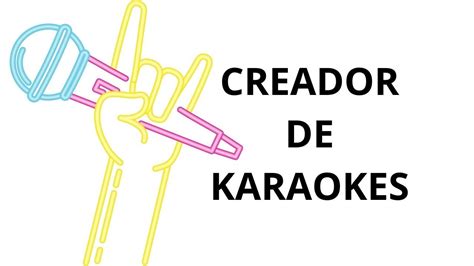 Como Hacer Un Karaoke Con Cualquier Canci N Youtube