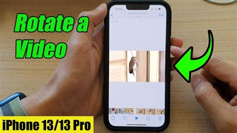 IPhone 13 13 Pro How To Rotate A Video YouTube