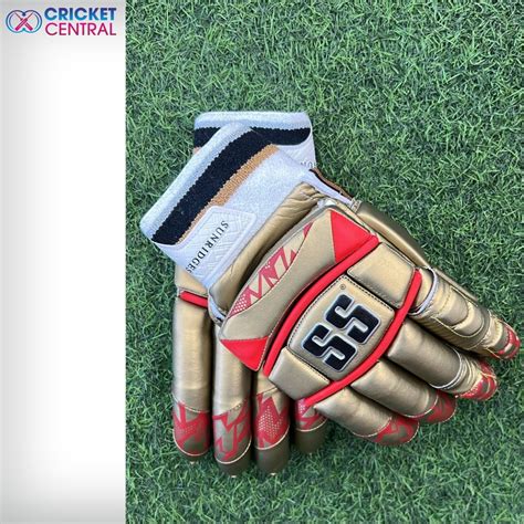 Ss Super Test Coloured Batting Gloves Rcb Cricket Bats Gloves Pads