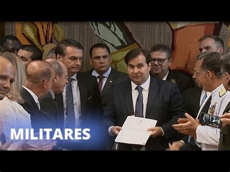 Bolsonaro Entrega Proposta De Aposentadoria Dos Militares Ao Congresso