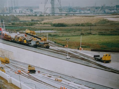 Ebbsfleet The Tracks To The Hs1 Thames River Tunnel Are In Flickr