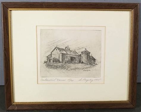 1975 Stephen Pugsley Original Signed Limited Edition Etching Of A