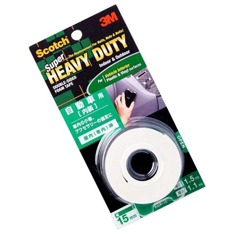 3M Scotch Super Heavy Duty Double Sided Foam Car Mounting Tape Car