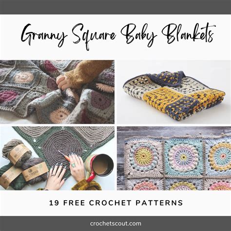 Granny Square Baby Blankets Free Patterns Crochet Scout