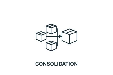 Consolidation Icon Graphic by aimagenarium · Creative Fabrica 