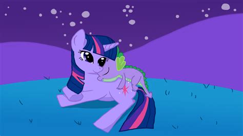 Twilight Sparkle And Spike Kiss