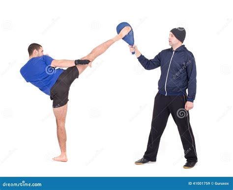 Martial Arts Sparring Stock Image Image Of Action Boxing 41001759