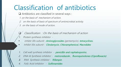 abhishek antibiotics  microbiology   antiobiotics types