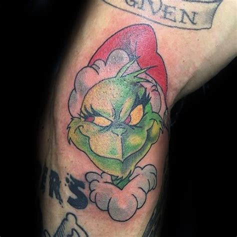 Dazzling Grinch Tattoos For Men