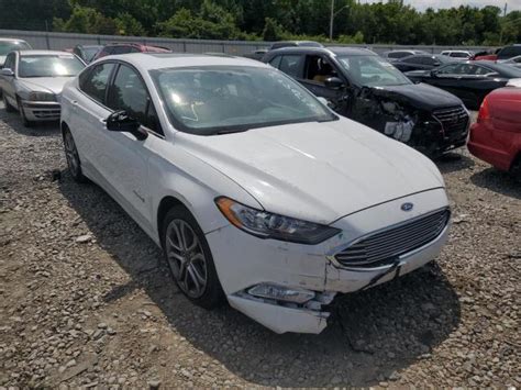 2017 Ford Fusion Se Hybrid Photos Tn Memphis Repairable Salvage Car Auction On Tue Feb 20