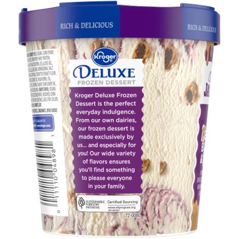 Kroger Deluxe Peanut Butter Jelly Ice Cream Pint Frys Food Stores