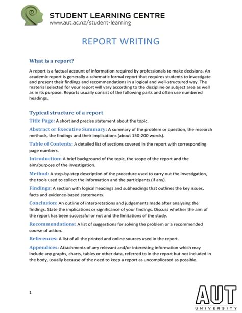 Report Writing Sample Examples - Nehru Memorial