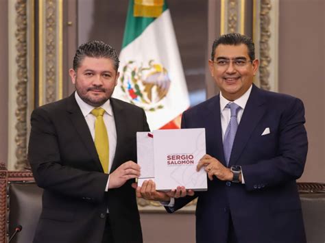 Sergio Salomón Céspedes Rinde Informe De Gobierno En Congreso De Puebla