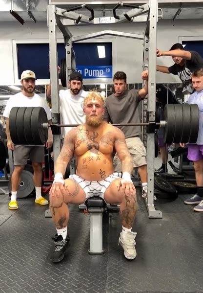 Jake Paul Displays Bubble Gut In Bizarre Training Video Months Before