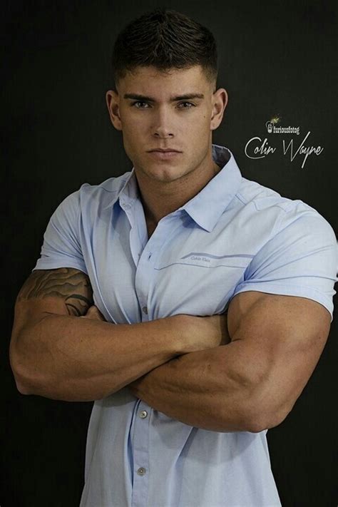 Colin Wayne Male Fitness Model And Bodybuilder © Golden Czermak Pecs Hunk