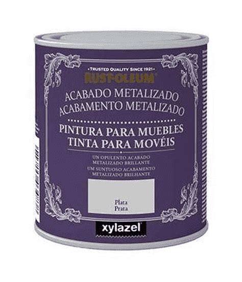 Pintura Metalizada Muebles Xylazel Plata Ml Qechic