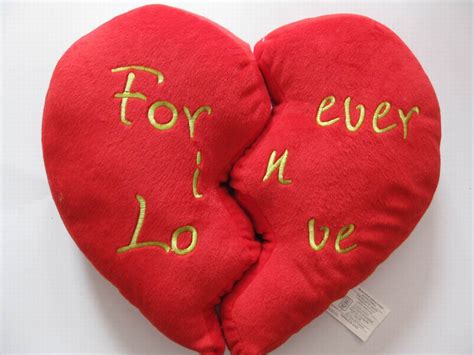 Romantic Heart Shaped Cushions For Valentines Day