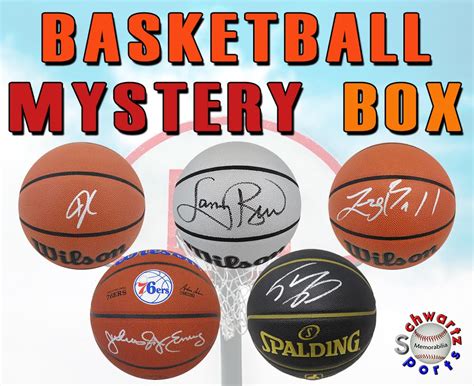 Schwartz Sports Full Size Basketball Signed Mystery Box Series