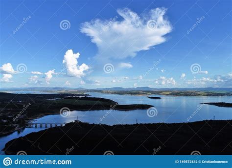 Capitolio Minas Gerais View Of Furnas Canyon Trilha Do Sol Stock