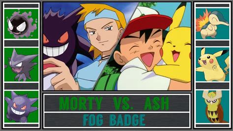 Ash Vs Morty Pok Mon Sun Moon Ecruteak Gym Fog Badge Johto Gym