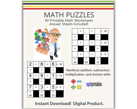 Free Printable Maths Puzzles Ks3 Download Free Printable Maths Puzzles