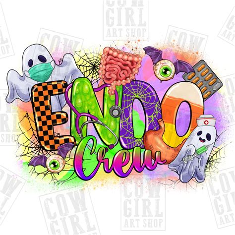 Halloween Endo Crew Png Sublimation Designs Downloadhappy Halloween