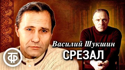 Василий Шукшин. Срезал. Рассказ. Читает Михаил Ульянов (1982) - YouTube
