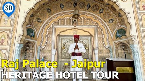 Jaipur India Luxury Hotel Raj Palace In Rajasthan Youtube