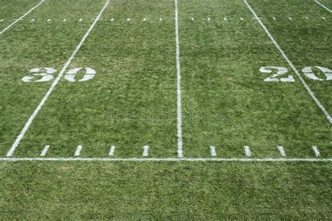 Football field grass stock image. Image of marker, marks - 2929301