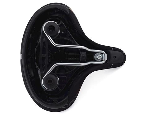 Serfas E Gel Cruiser Saddle Black Steel Rails Lycra Cover