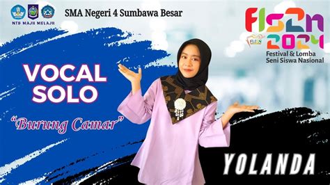 Fls N Vocal Solo Putri Yolanda Sman Sumbawa Besar Kab Sumbawa