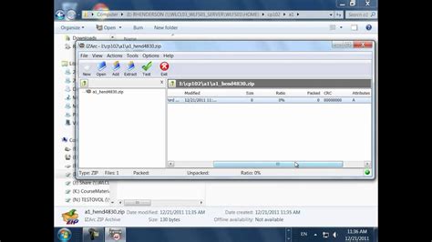 Zipping Files Youtube