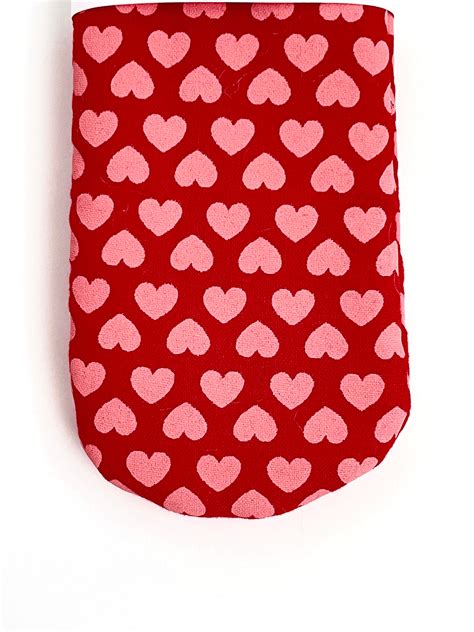 Cast Iron Skillet Hot Handle Holder Valentine S Day Heart Love Fabric Print Etsy