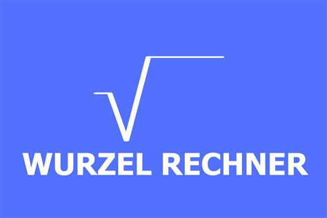 Wurzel Rechner Online Tool Net Metrix Ch