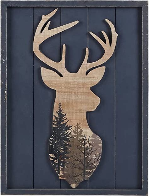 Woodland Bear Decor Log Cabin Bear Decor Hunting Man Cave Wall Decor