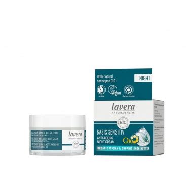 Crema Hidratante Noche Q10 Basis Sensitiv Lavera