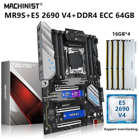 Machinist Mr9s X99 Kit Conjunto De Motherboard Processador Xeon E5