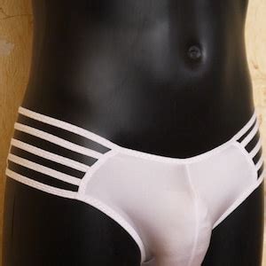 Sexy Mens Lingerie White Men Briefs Sissy Lingerie For Men Panties Men Stripper Wear Men Bikini