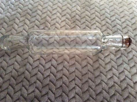 Vintage Glass Rolling Pin With Cork Etsy