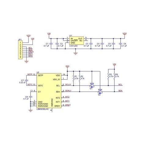 Lsm Dlhc Axis Digital Accelerometer Botland Robotic Shop