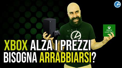 MICROSOFT ALLA FINE LO HA FATTO ALZA IL PREZZO DI GAMEPASS E SERIES X